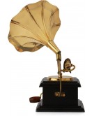 Brass Gramophone Showpiece