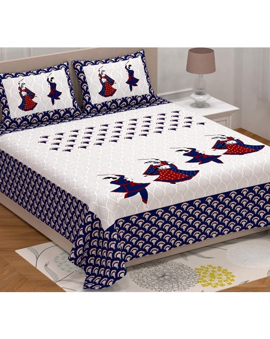 Double Bedsheet With Pillow Covers