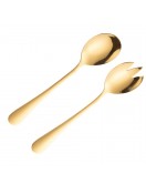 Golden Serving Spoons