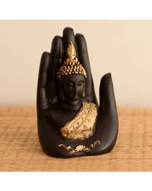 Handcrafted Buddha Palm Showpiece