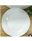 Plain White Ceramic Plate