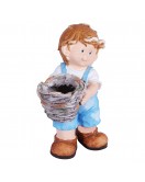 Plastic Boy With Pot