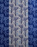 Polyester Window Curtain Pack Blue