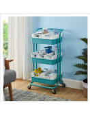 Wheels And Handle Rack Organizer